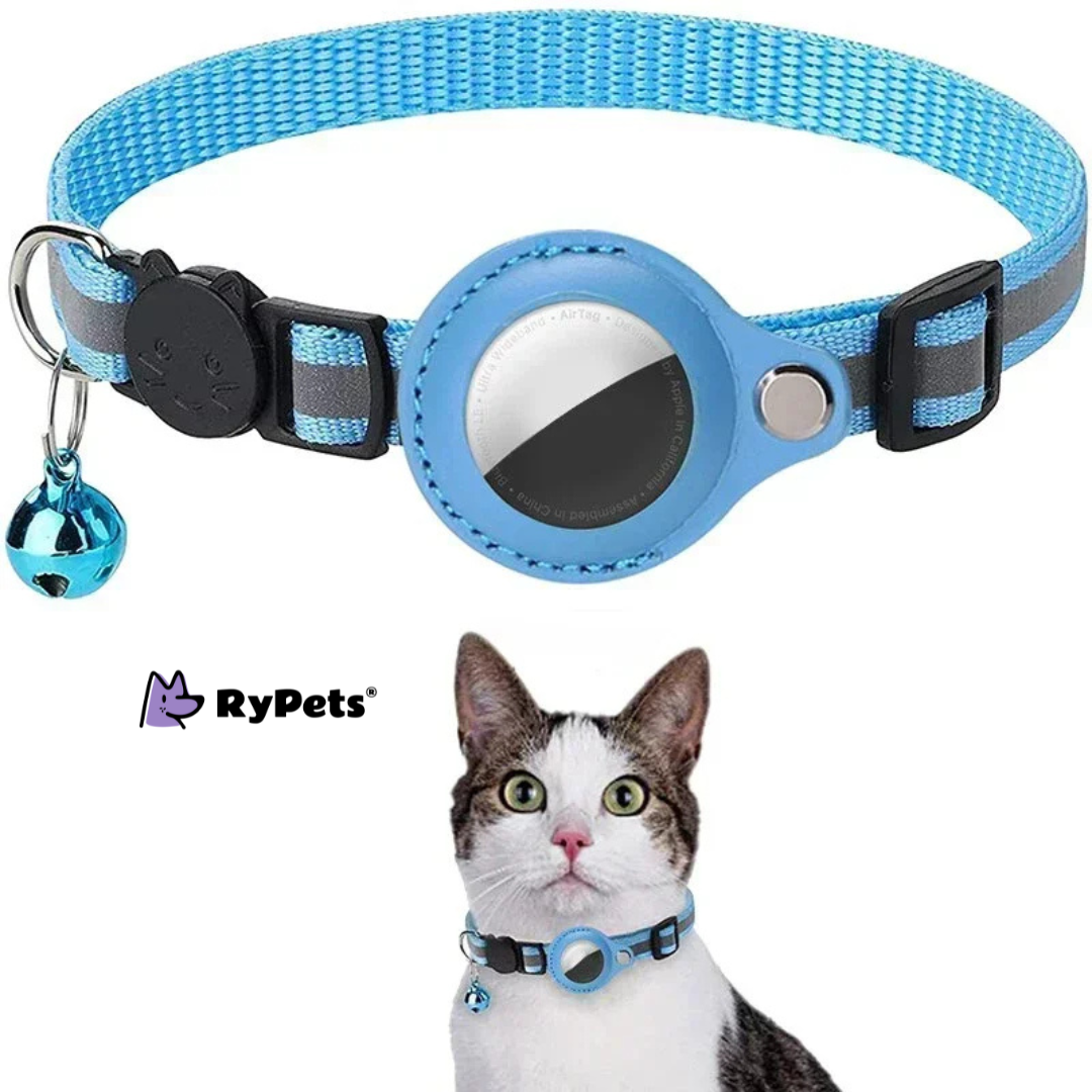 PawTrack Reflective AirTag Cat Collar