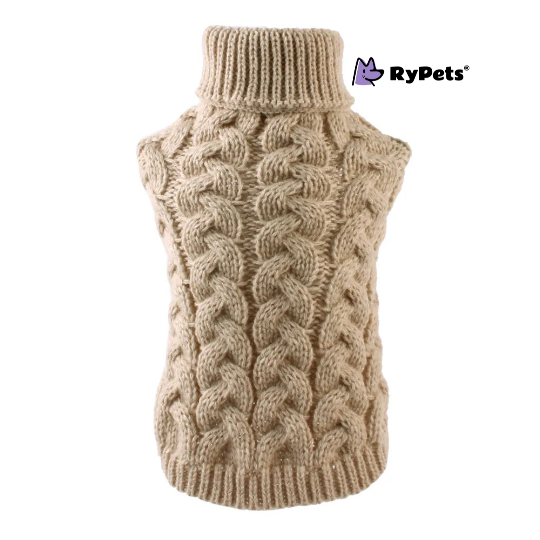 CozyTail Winter Sweater for Small Dogs