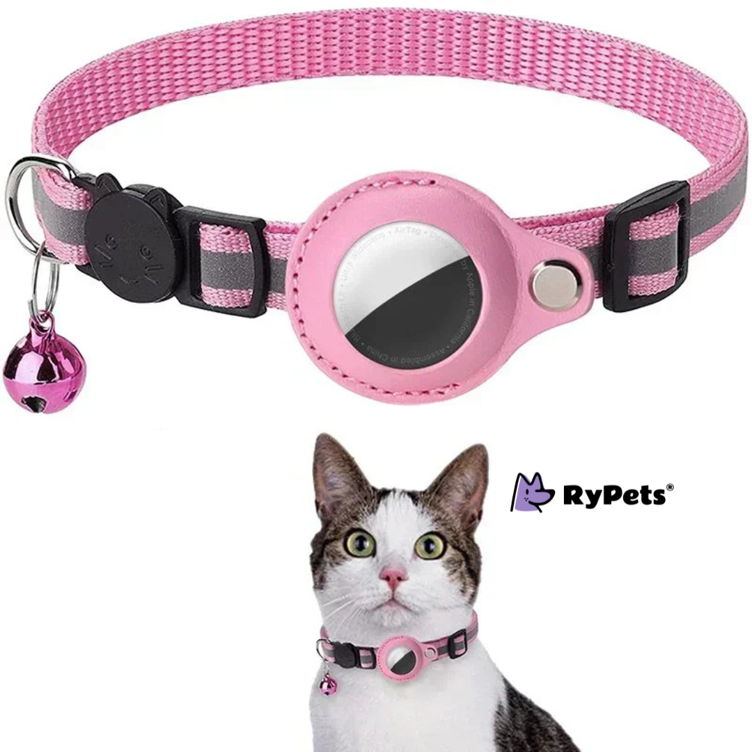 PawTrack Reflective AirTag Cat Collar