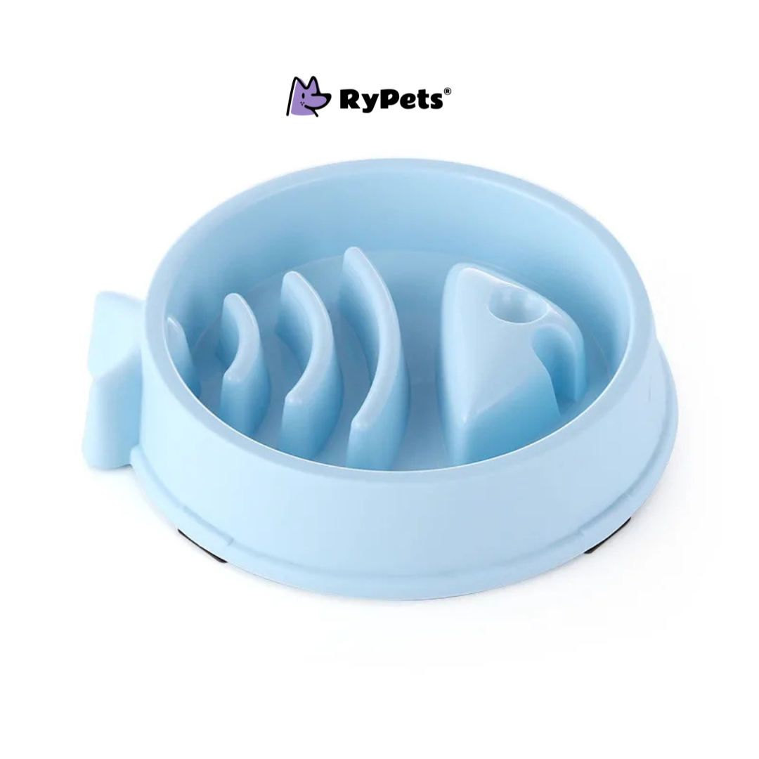 Pet Cat Dog Slow Food Bowl