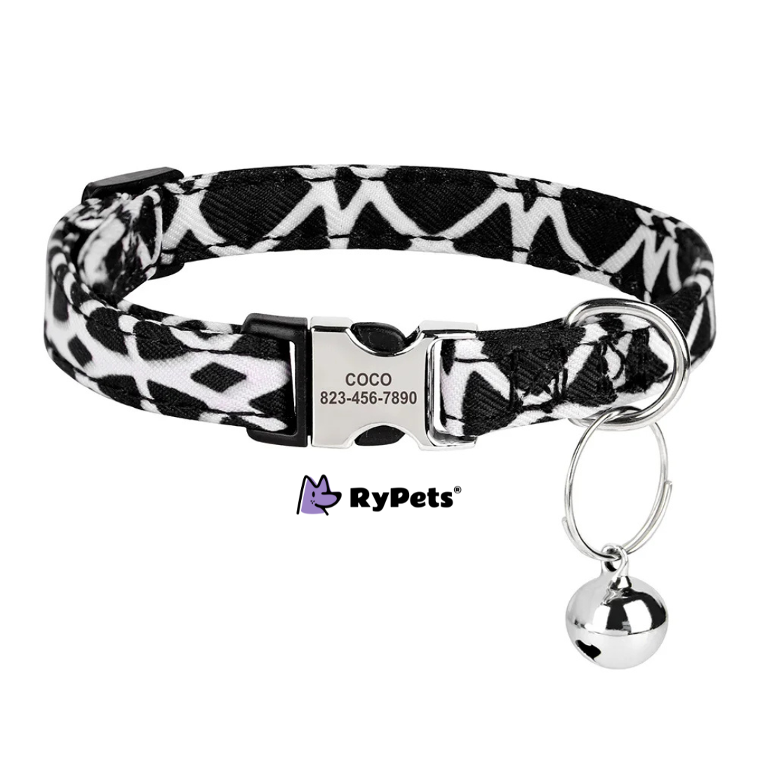 Personalized Printed Cat Collar