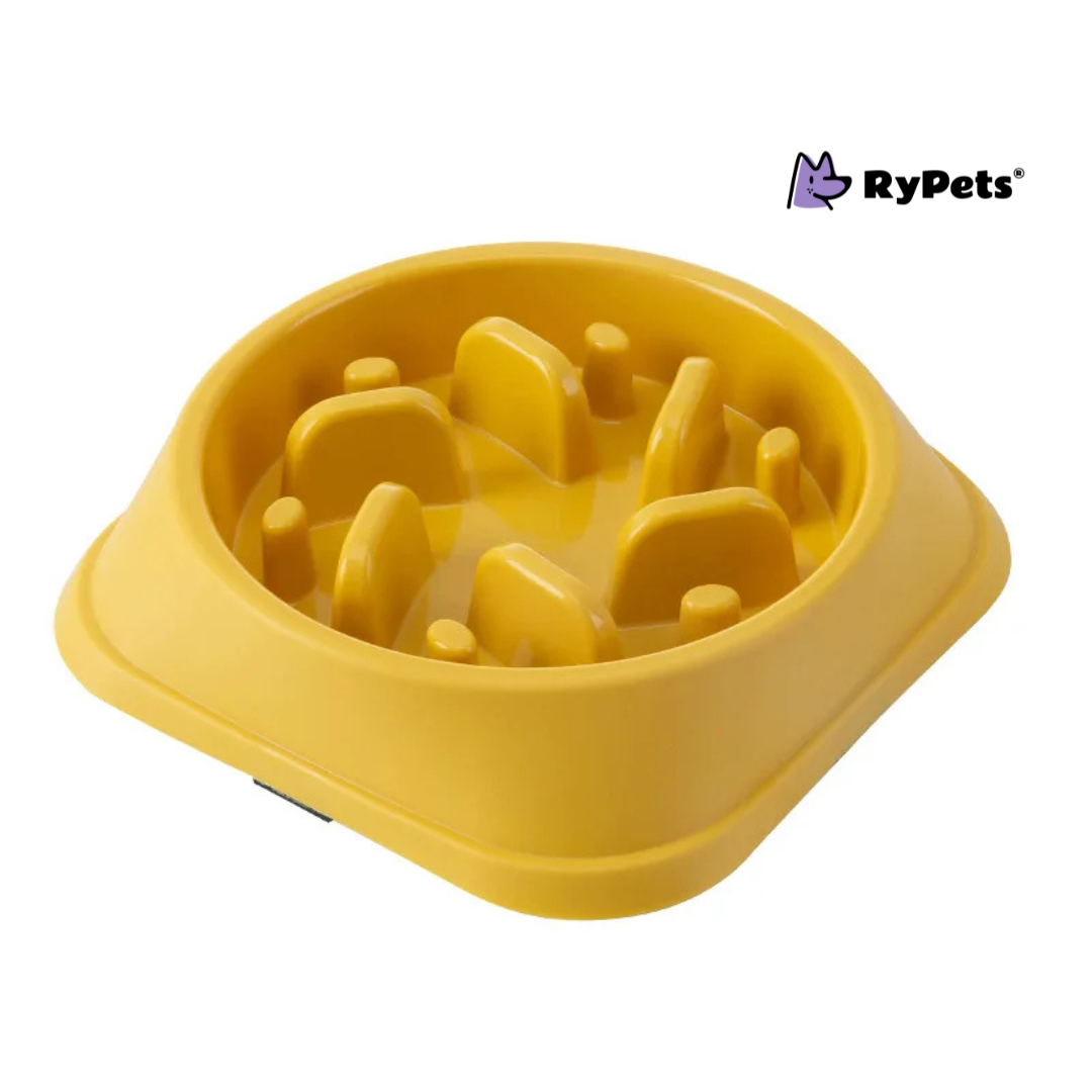 Pet Cat Dog Slow Food Bowl