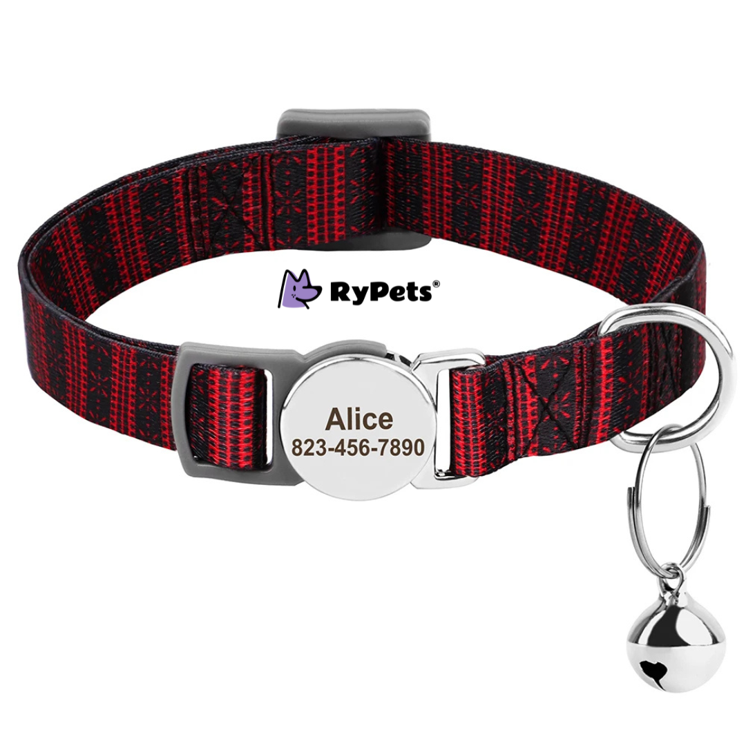 Personalized Printed Cat Collar