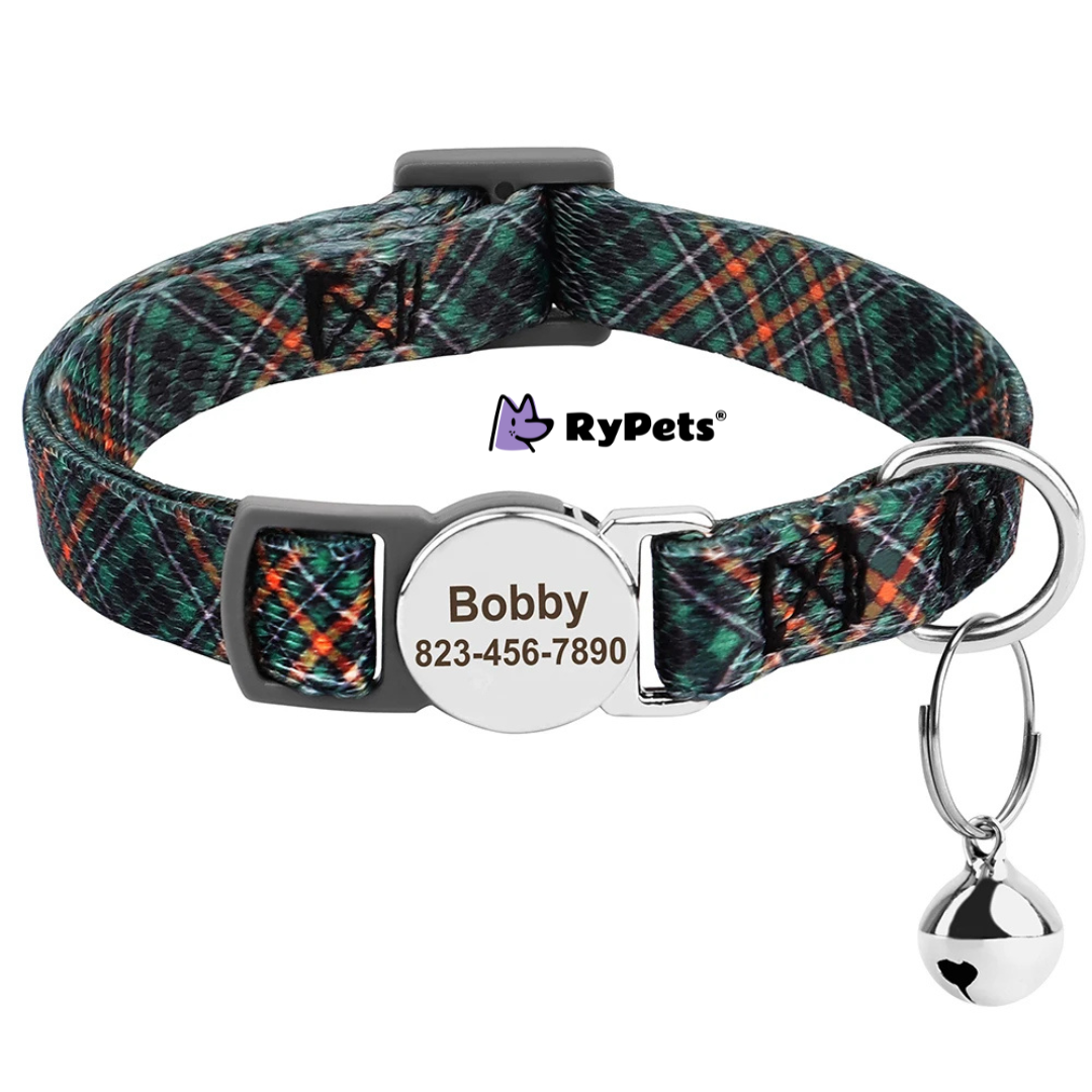 Personalized Printed Cat Collar