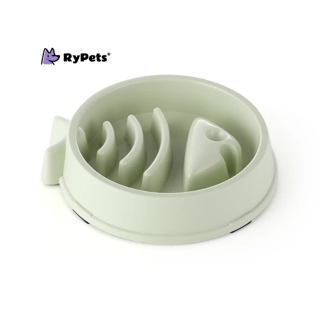 Pet Cat Dog Slow Food Bowl