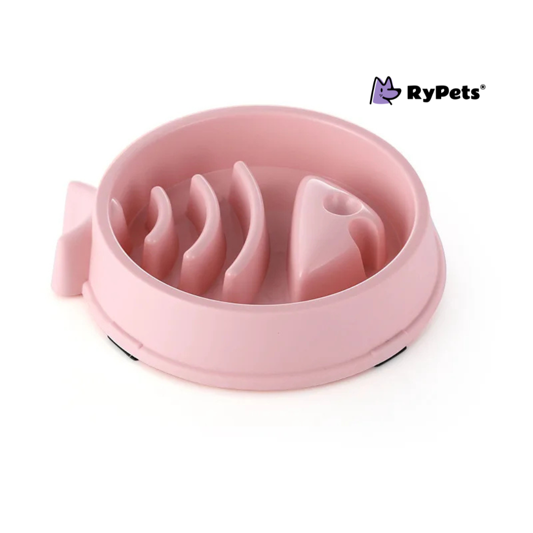 Pet Cat Dog Slow Food Bowl