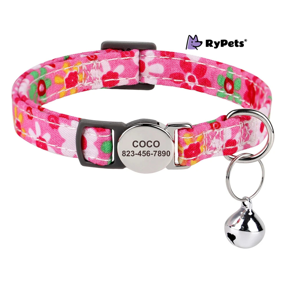 Personalized Printed Cat Collar