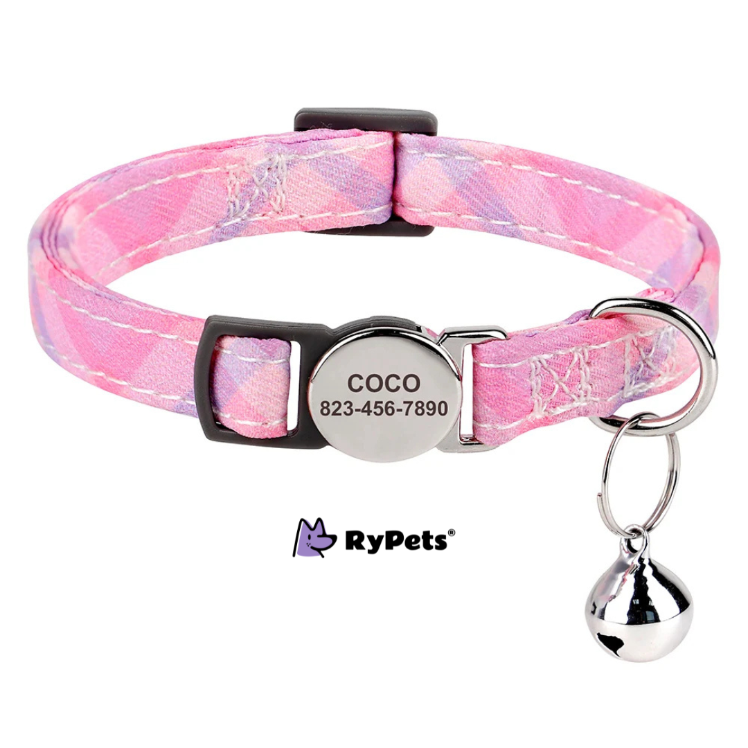 Personalized Printed Cat Collar