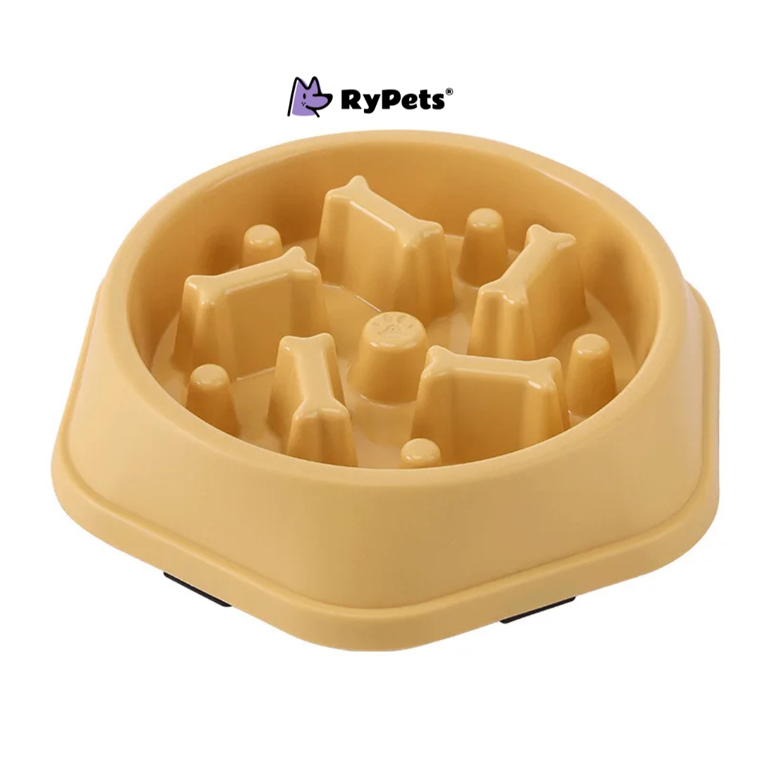 Pet Cat Dog Slow Food Bowl