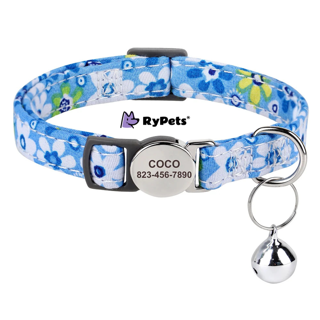 Personalized Printed Cat Collar