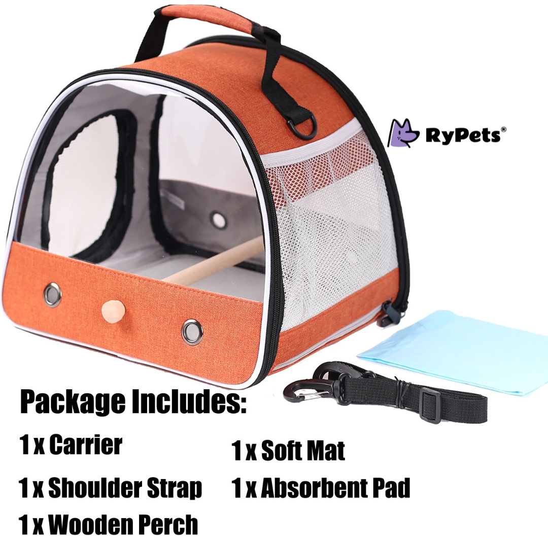 Small Pet Backpack – Portable Travel Carrier for Birds & Small Pets