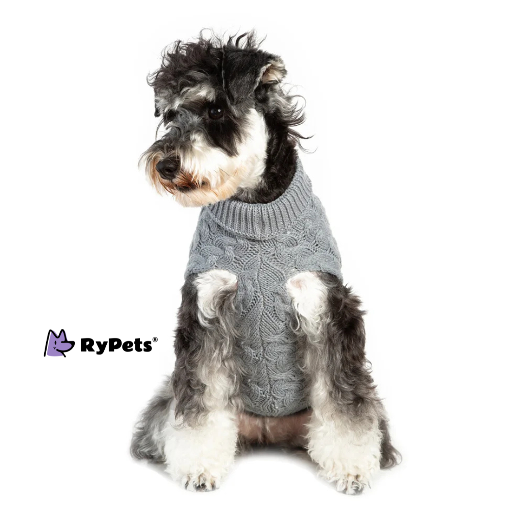 CozyTail Winter Sweater for Small Dogs