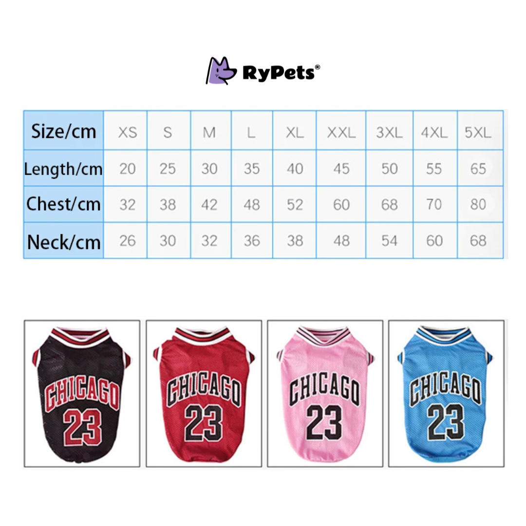 Sporty Summer Mesh Dog Jersey