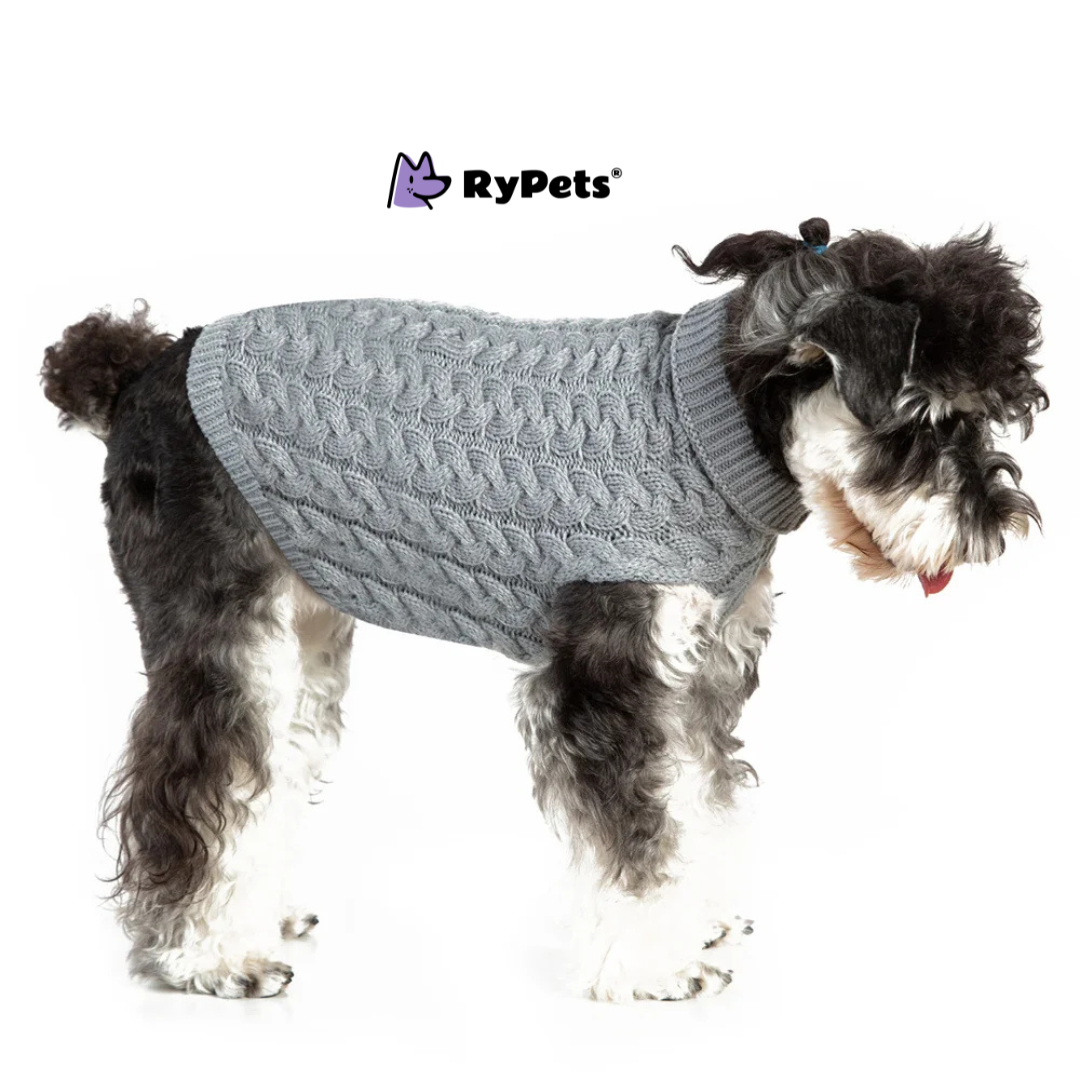 CozyTail Winter Sweater for Small Dogs