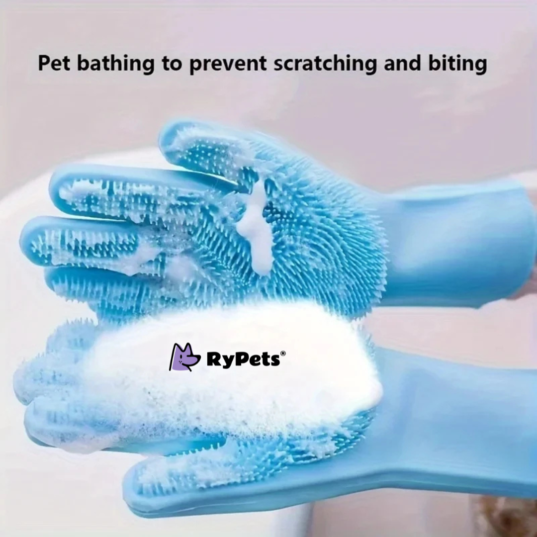 Pet Grooming Cleaning Gloves