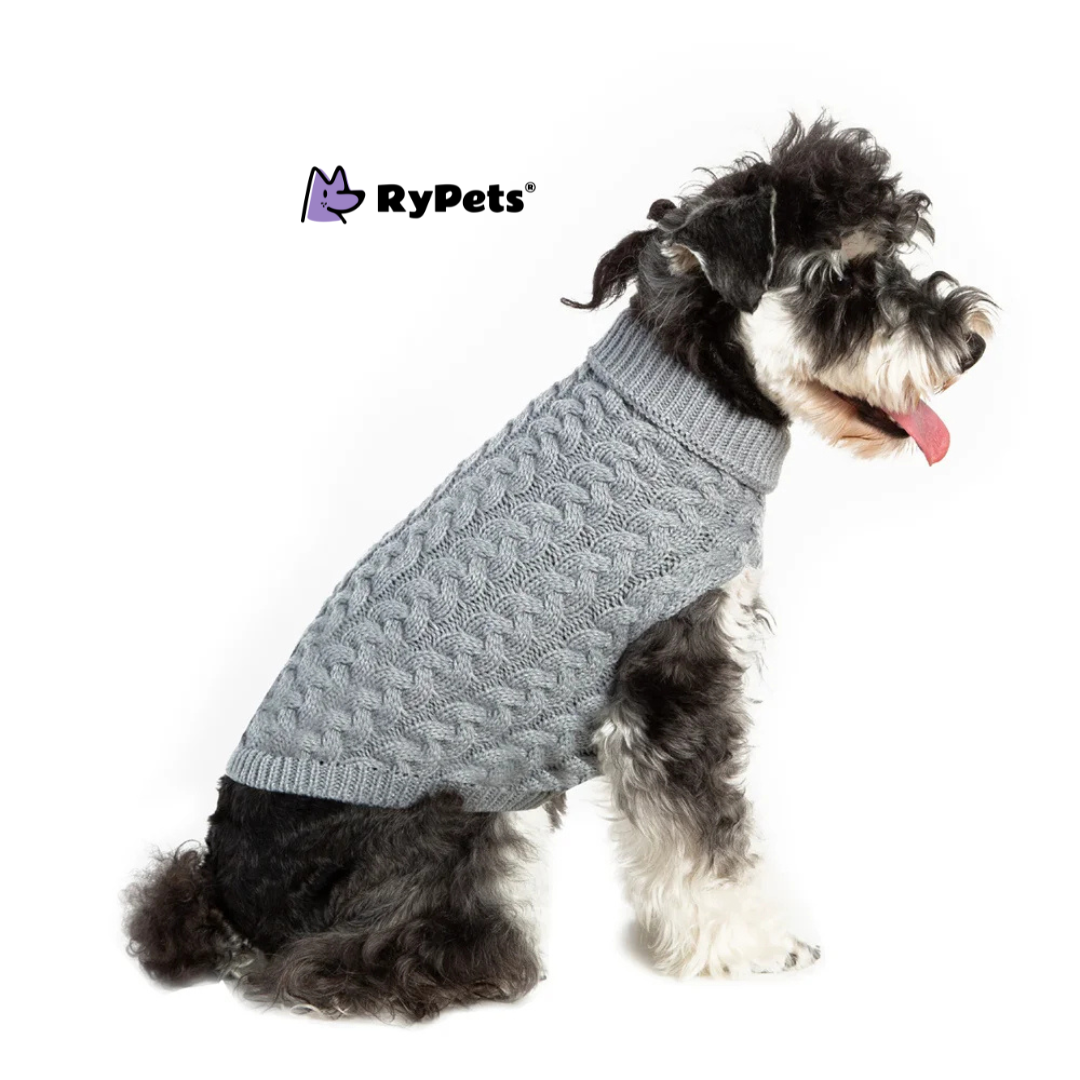 CozyTail Winter Sweater for Small Dogs