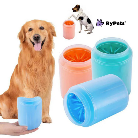 Pet Foot Wash Cup Portable Cat Dog Paw Cleaning Brush