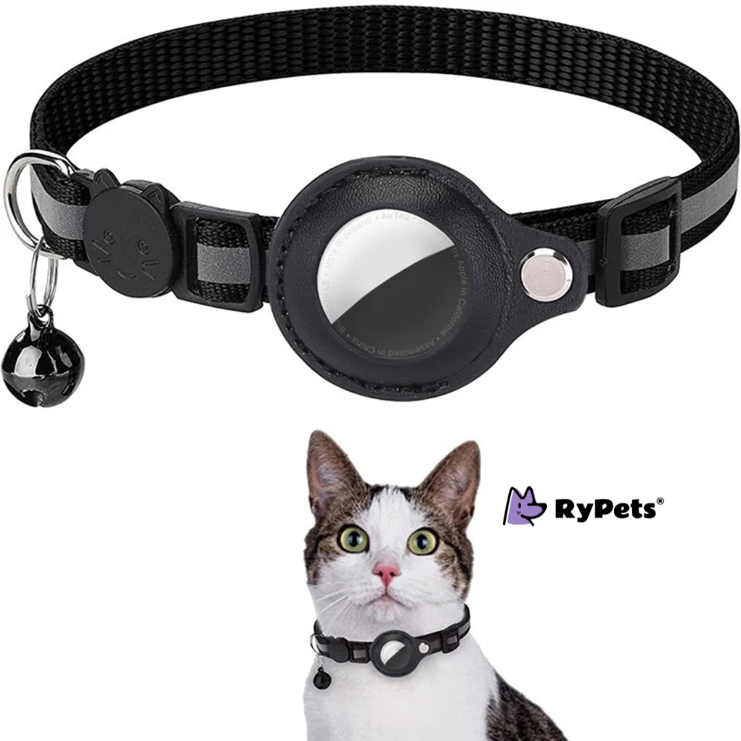 PawTrack Reflective AirTag Cat Collar