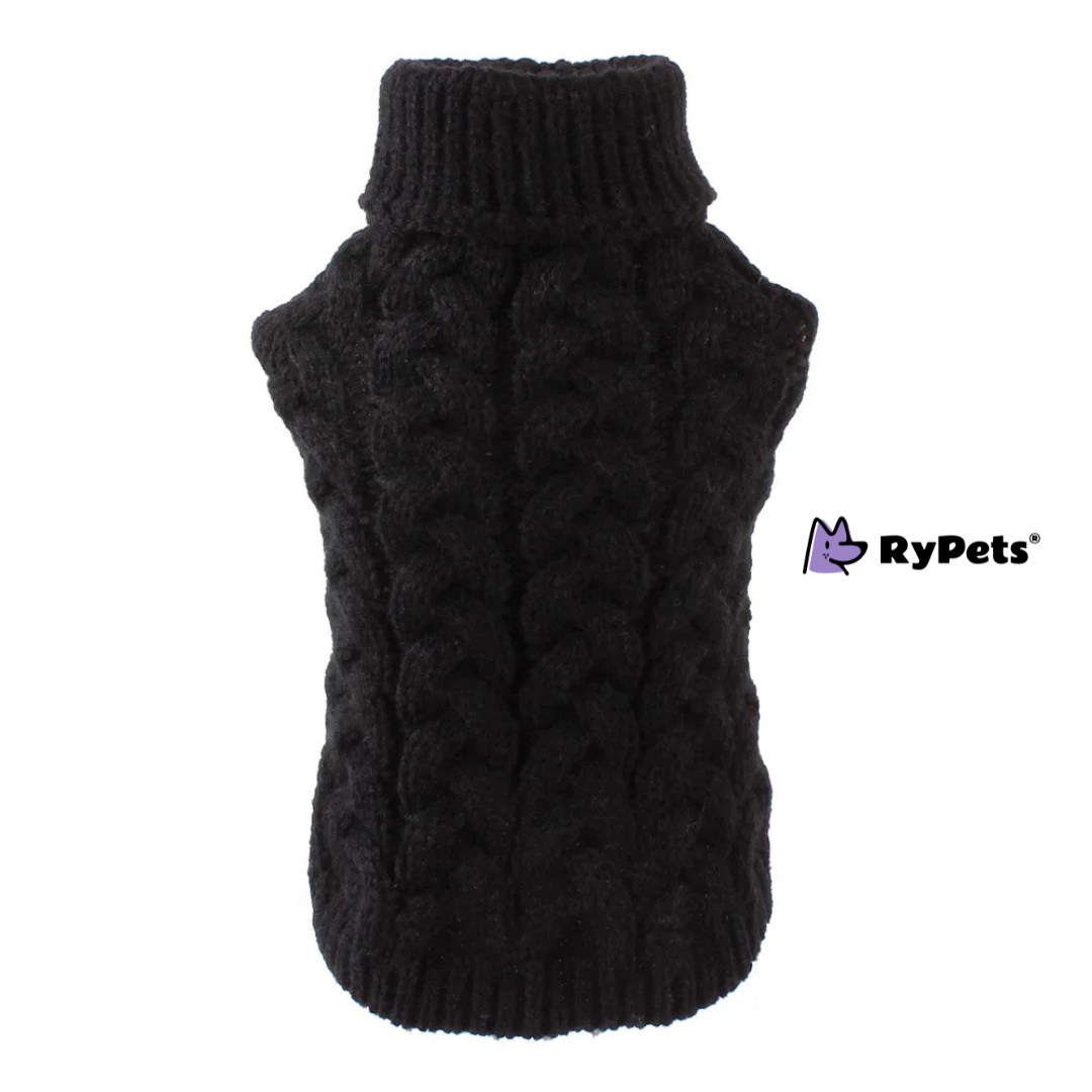 CozyTail Winter Sweater for Small Dogs