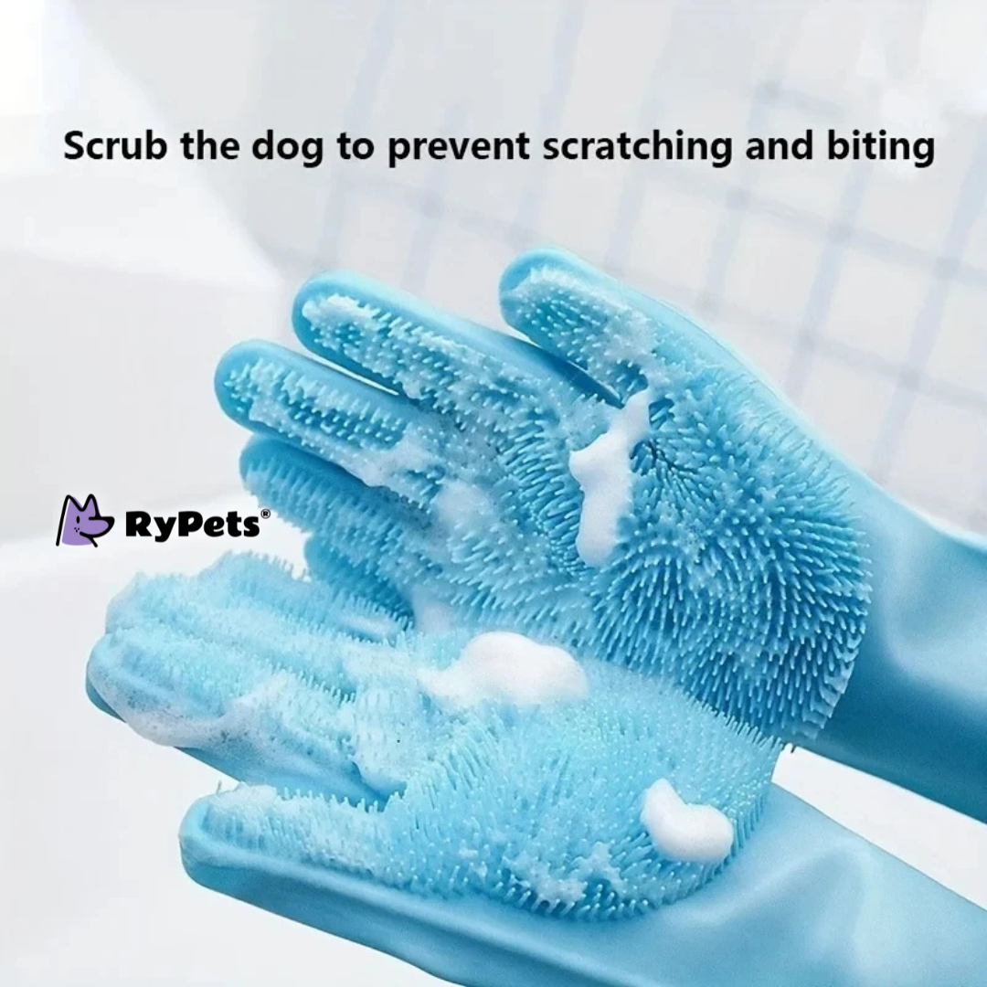 Pet Grooming Cleaning Gloves