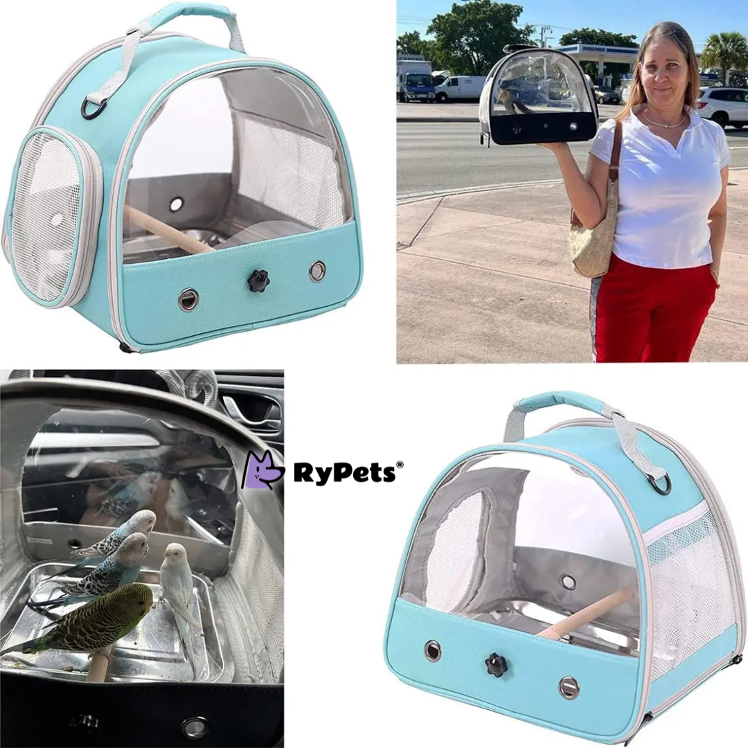 Small Pet Backpack – Portable Travel Carrier for Birds & Small Pets