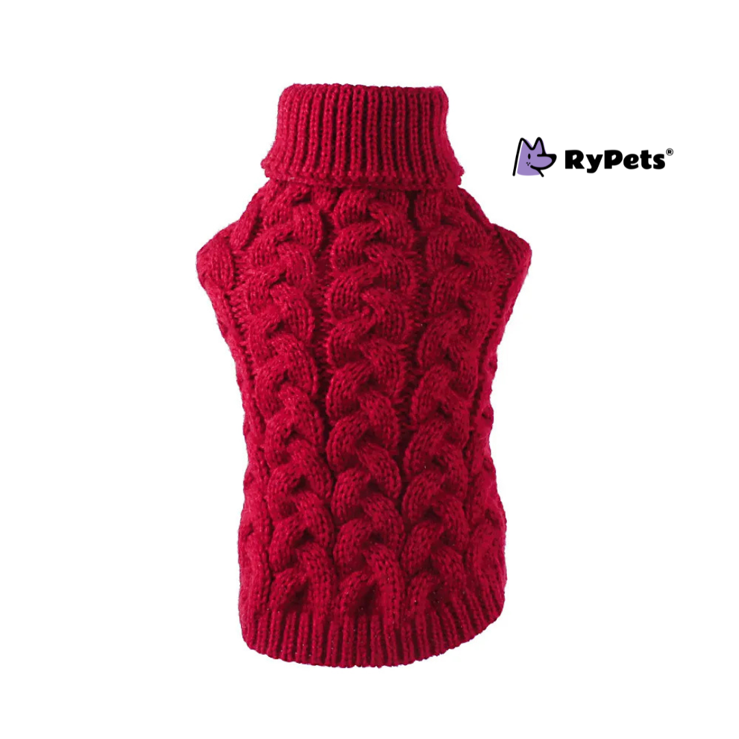 CozyTail Winter Sweater for Small Dogs