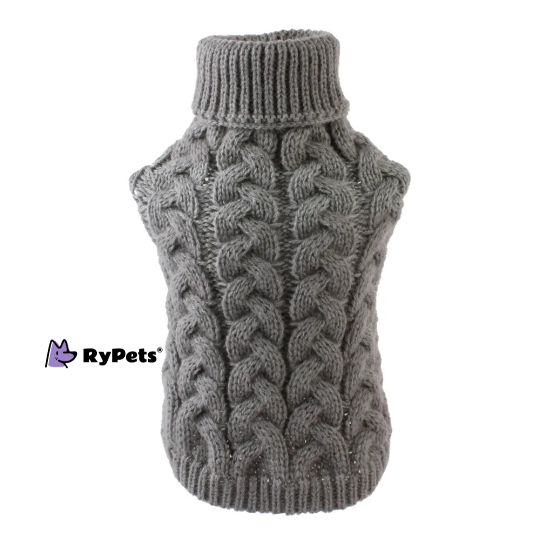 CozyTail Winter Sweater for Small Dogs