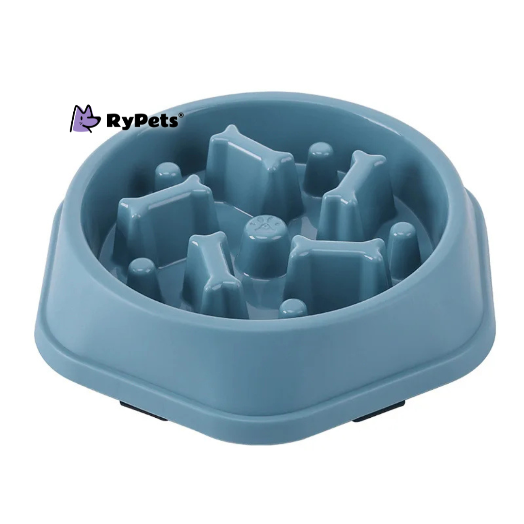 Pet Cat Dog Slow Food Bowl