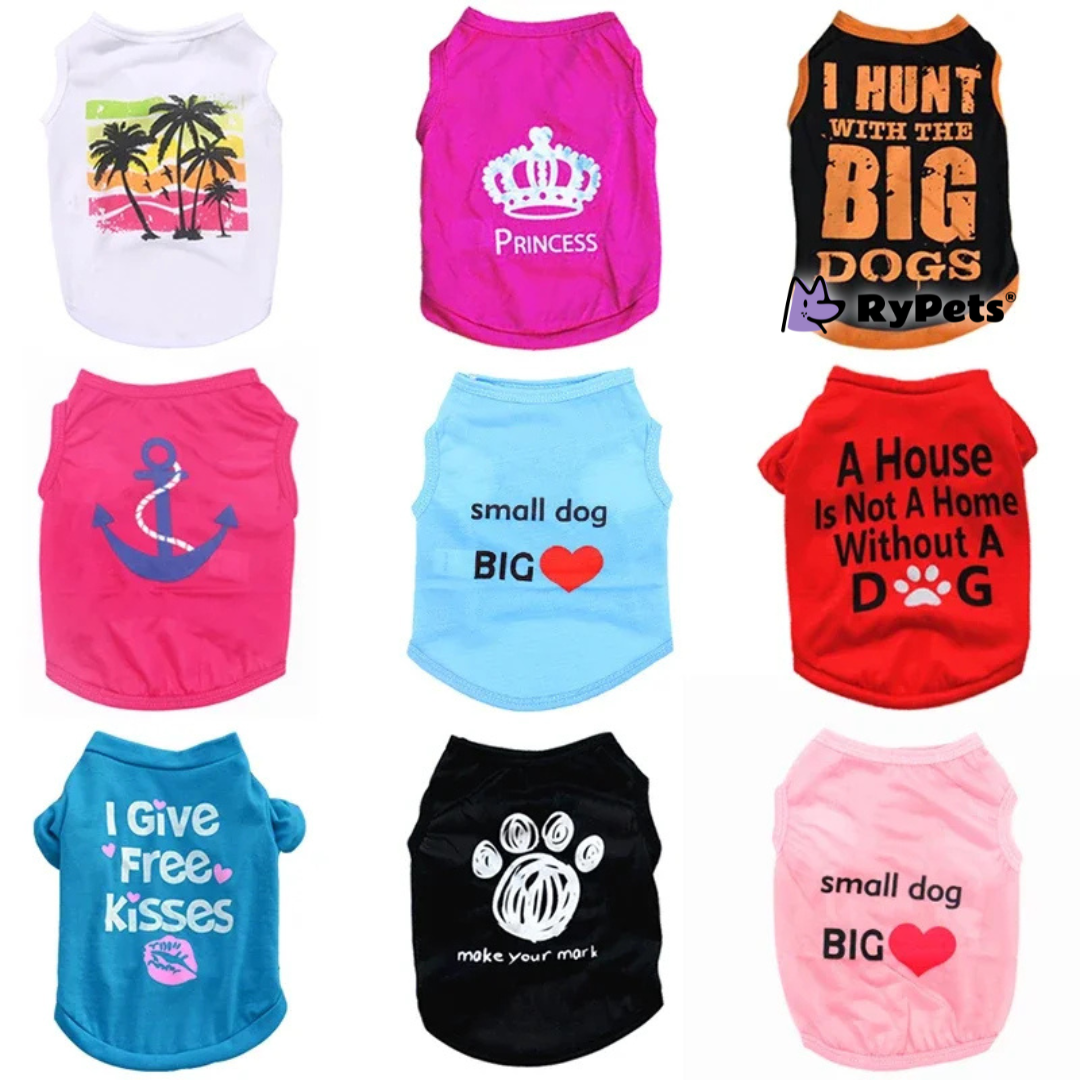 Pet Dog Clothes Summer Puppy Vest Shirt