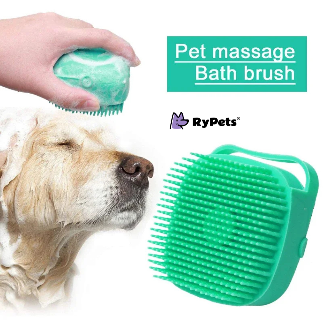 PetEase 2-in-1 Silicone Shampoo Brush